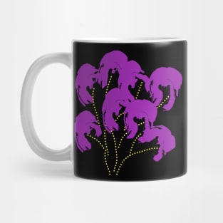 Fantasy flower vector Mug